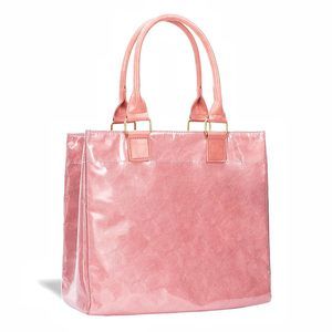 Tote Bag - Large Size Transparent Pvc Handbag, Waterproof, O_O